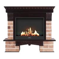 Биокамин в портале SteelHeat RS, стекло