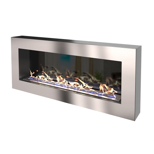 Биокамин "Русский огонь" Хай-тек 1200N настенный с защитным и декоративным стеклом