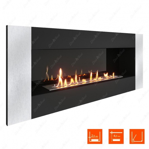 Биокамин SteelHeat GRAND-V 1200 стемалит