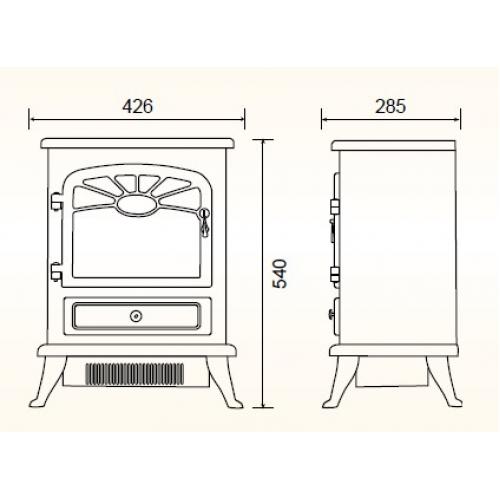 Электрокамин EFP/F - 100