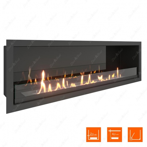 Биокамин SteelHeat LEADER 1000 XL стекло + стемалит