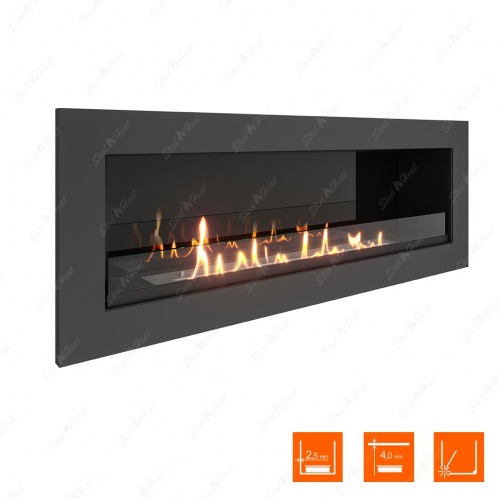 Биокамин SteelHeat ONE 1100 стекло + стемалит