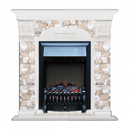 Арочный Арбат (белый)+Fobos Black