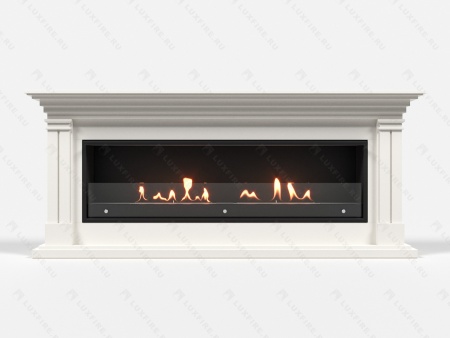 Биокамин Lux Fire с порталом Ромео 60, белый по цене 151 792 руб.
