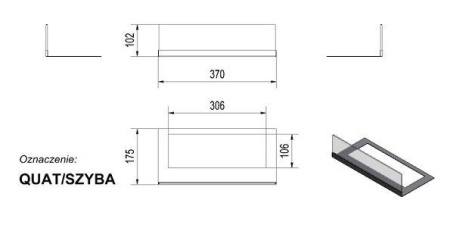 Стекло декоративное для биокамина QUAT по цене &euro;122