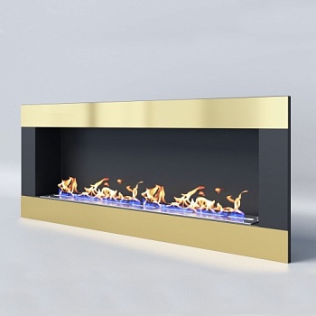 Биокамин "Русский огонь" Голд 1300V встраиваемый с защитным стеклом