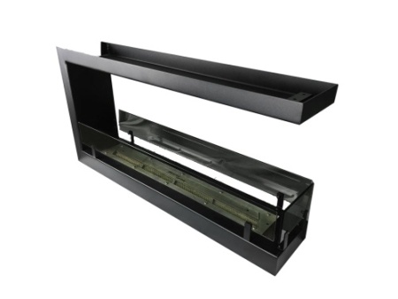 Биокамин "Русский огонь" Честер Торцевой 1000 с защитным стеклом по цене 41 050 руб.