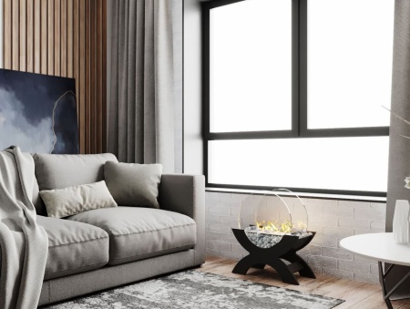 Биокамин "Русский огонь" Император черный по цене 21 800 руб.