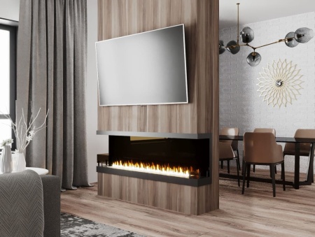 Биокамин "Русский огонь" Честер Фронт 1500 с защитным стеклом по цене 54 400 руб.