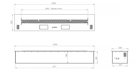 Автоматический биокамин 1000 Premium по цене 348 006 руб.