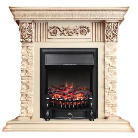 Luxemburg сланец бежевый (слоновая кость с патиной)+Fobos FX Black