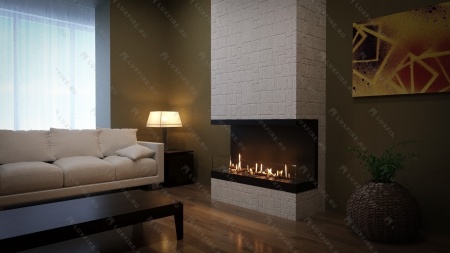 Встроенный биокамин Lux Fire Фронтальный 1040 S по цене 60 390 руб.