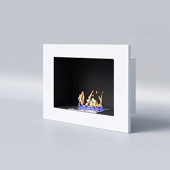 Биокамин "Русский огонь" Лайт Бланк 550V с декоративным стеклом (стемалитом)