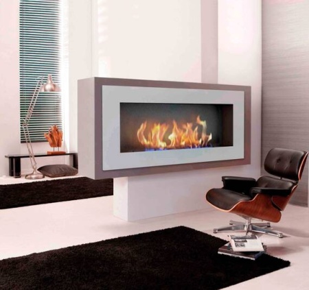 Биокамин ZeFire Elliot 1500 с белой рамкой по цене 53 500 руб.