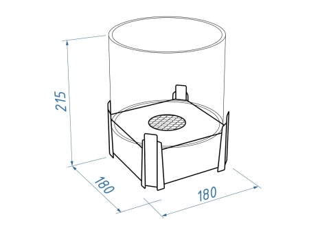 Настольный биокамин Lux Fire Зодиак "Весы" Белый по цене 15 000 руб.
